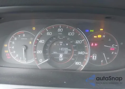 2013 Honda Accord Ex-L from USA, damaged, VIN 1HGCT1B87DA004822